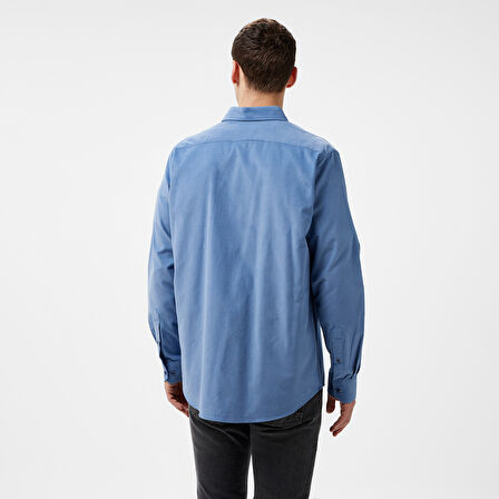 Nautica Erkek Mavi Classic Fit Gömlek