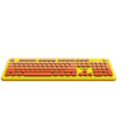 WKB104 Daktilo Tasarımlı Wireless Combo Sessiz 2.4GHz Kablosuz Türkçe Q Klavye Ev / Ofis Klavye