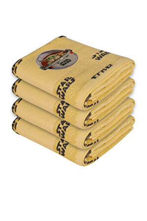 Özdilek Starwars Mandalorian 50x80 Cm El-Yüz Havlusu 4'lü