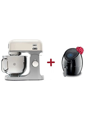 Kenwood kMix Mutfak Şefi 5 Lt KMX750CR + Airfryer XL Siyah HFP30.000BK Hediyeli