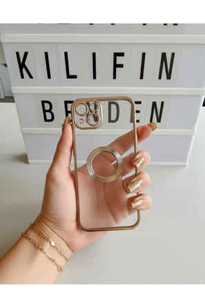 İphone 14 / 15 Plus Uyumlu Kamera Lensli Kılıf Modeli