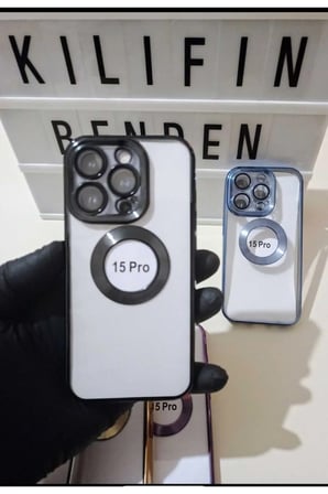 İphone 15 Pro Kamera Lensli Kılıf Modeli