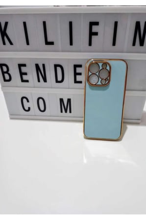 İphone 15 Pro Turkuaz Parlak Kılıf Modeli