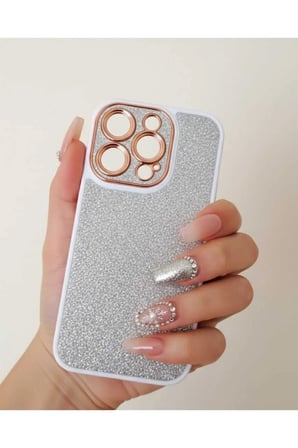 İphone 15 Pro Simli Kılıf Modeli