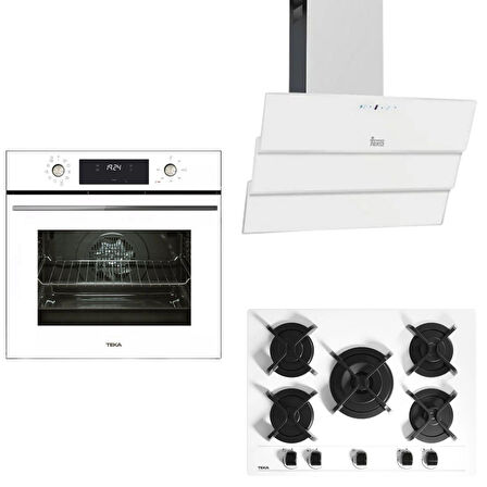 Teka Ankastre Set Beyaz (HAK 629 WH AUTOPERFECT -TVT 90-GBC 75030 WH)
