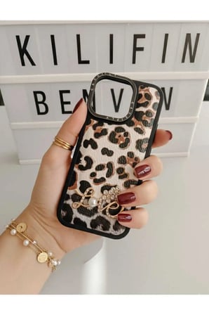 İphone 16 Pro Max Leopar Desen Kılıf Modeli