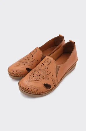 Hakiki Deri Comfort Taban Casual Kadın Ayakkabı 