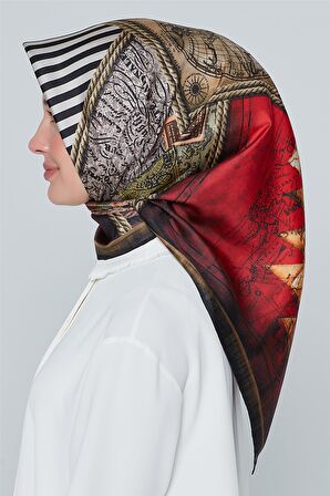 Armine Nostalji Twill İpek Eşarp 18Ya7473 25