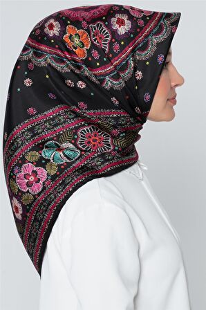Armine Nostalji Twill İpek Eşarp 18Ya7866 09