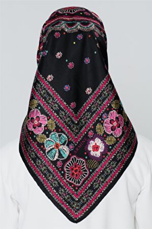 Armine Nostalji Twill İpek Eşarp 18Ya7866 09