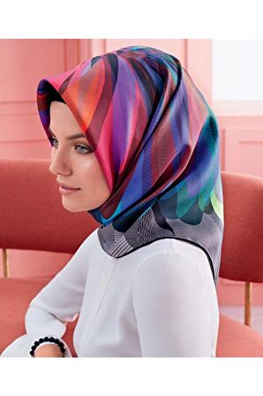 Nostalji Twill Ipek Eşarp 7936d-09