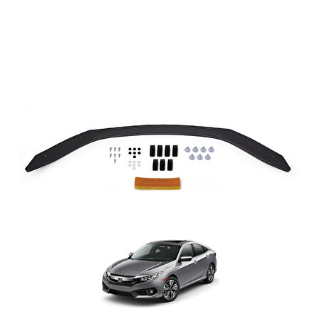 Honda Civic Ön Kaput Koruyucu Rüzgarlığı 2016- Yılı ve Sonrası