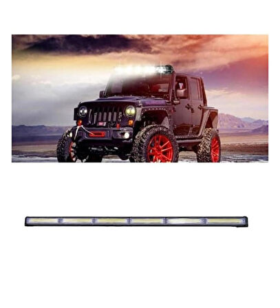 Off Road Led Bar Yürüyen Çakar Led Beyaz 90Cm