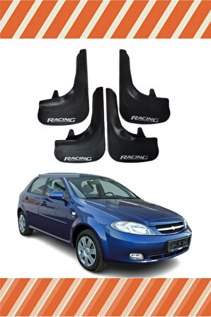 Chevrolet Lacetti Hb Racing yazılı 4’lü tozluk çamurluk paçalık