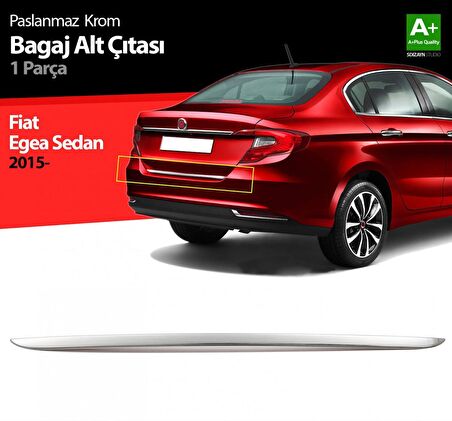 S-Dizayn Fiat Egea SD Krom Bagaj Alt Çıtası 2015 Üzeri
