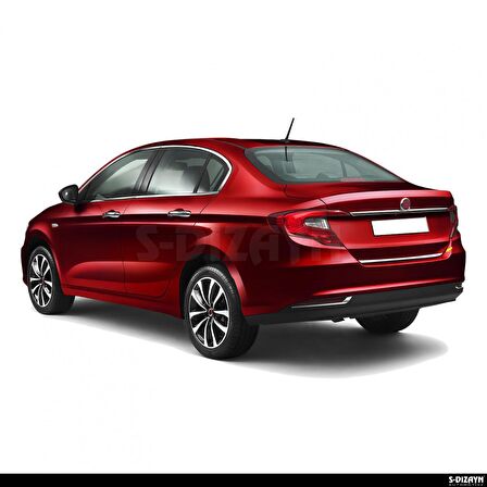 S-Dizayn Fiat Egea SD Krom Bagaj Alt Çıtası 2015 Üzeri
