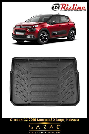 Rizline Citroen C3 2024 Model 3D Bagaj Havuzu