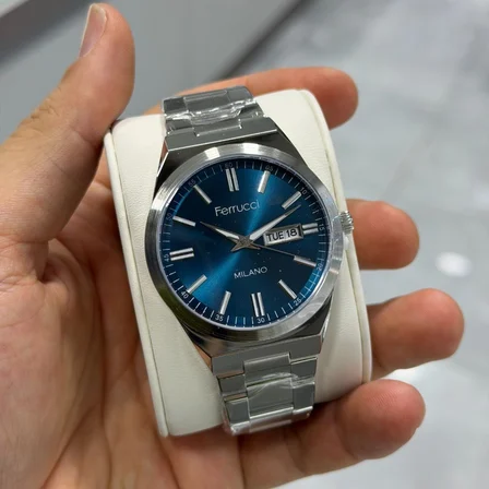 Ferrucci FER.03667M.04 Çelik Kordon Erkek Kol Saati