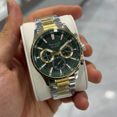 Ferrucci FER.03729M.03 Çelik Kordon Erkek Kol Saati