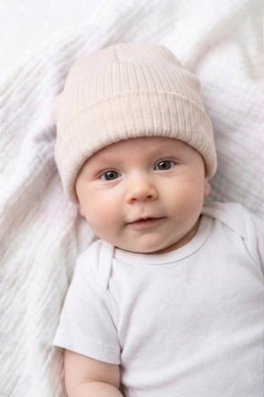 Just Inner Erkek Bebek 2'li %100 Pamuk Bere Düz Renk Dokulu Esnek ve Konforlu (582502)