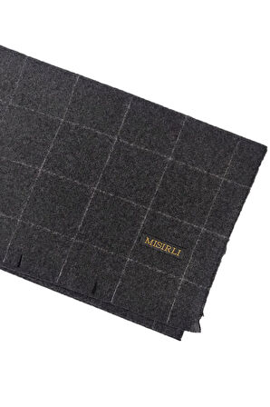 Mısırlı Eşarpları Erkek Yünlü Ekose Kaşkol ( Atkı )