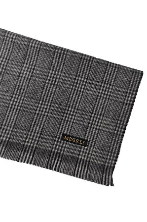 Mısırlı Eşarpları Erkek Yünlü Ekose Kaşkol ( Atkı )