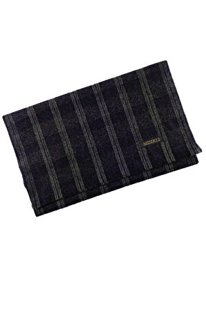 Mısırlı Eşarpları Erkek Yünlü Ekose Kaşkol ( Atkı )