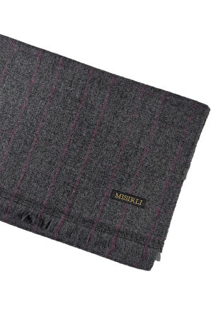 Mısırlı Eşarpları Erkek Yünlü Ekose Kaşkol ( Atkı )