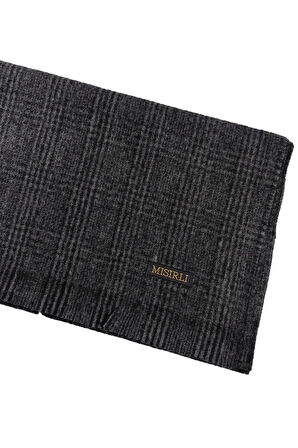 Mısırlı Eşarpları Erkek Yünlü Ekose Kaşkol ( Atkı )