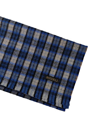 Erkek Yünlü Ekose Kaşkol ( Atkı )