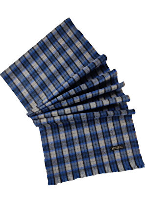 Erkek Yünlü Ekose Kaşkol ( Atkı )