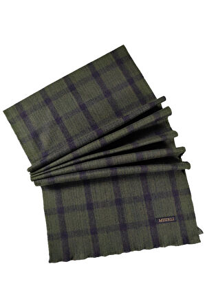 Erkek Yünlü Ekose Kaşkol ( Atkı )