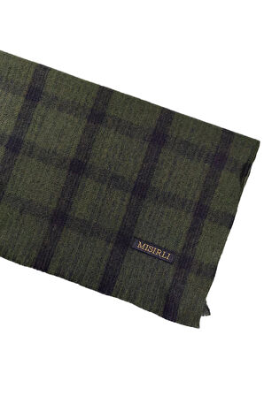 Erkek Yünlü Ekose Kaşkol ( Atkı )