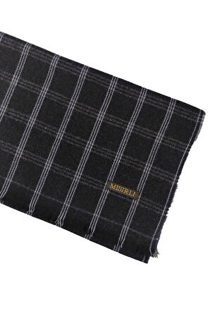 Erkek Yünlü Ekose Kaşkol ( Atkı )