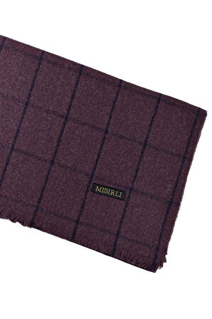 Erkek Yünlü Ekose Kaşkol ( Atkı )