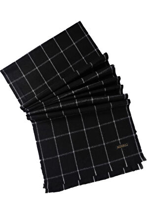 Mısırlı Eşarpları Erkek Yünlü Ekose Kaşkol ( Atkı )