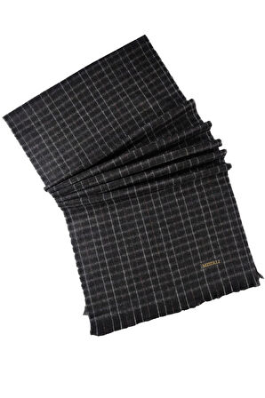 Mısırlı Eşarpları Erkek Yünlü Ekose Kaşkol ( Atkı )