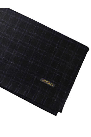 Mısırlı Eşarpları Erkek Yünlü Ekose Kaşkol ( Atkı )