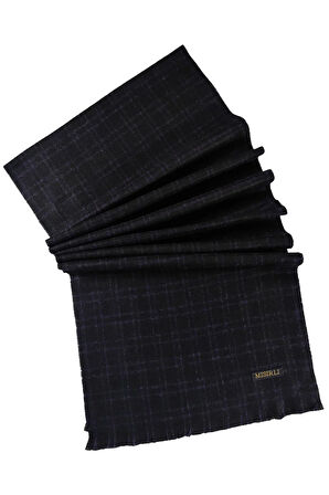 Mısırlı Eşarpları Erkek Yünlü Ekose Kaşkol ( Atkı )