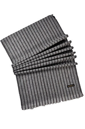 Mısırlı Eşarpları Erkek Yünlü Çizgili Kaşkol ( Atkı )