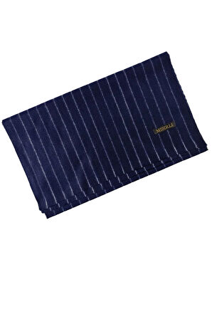 Mısırlı Eşarpları Erkek Yünlü Çizgili Kaşkol ( Atkı )