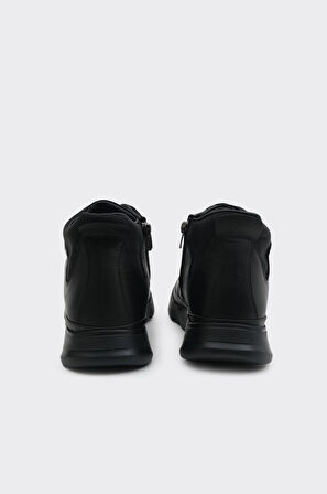 Fermuarlı Hakiki Deri Erkek Bot