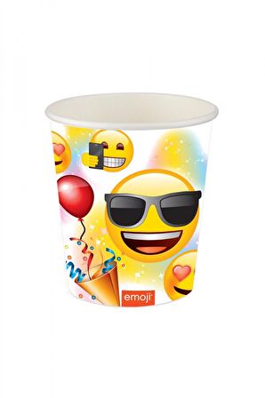 EMOJİ PARTİ BARDAK 8'Lİ