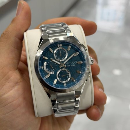 Ferrucci FER.03722M.05 Çelik Kordon Erkek Kol Saati