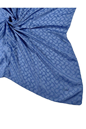 Enba Jakarlı Geometrik Desenli Eşarp