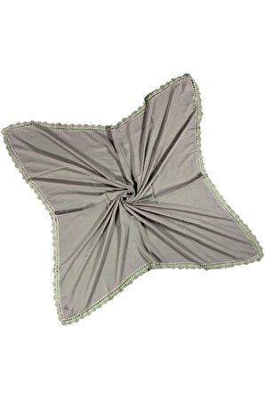 Enba Pamuklu İğne Oyalı Namaz ve Mevlüt Örtüsü 110x110 cm