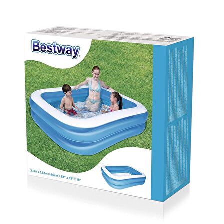 Bestway 12819 Büyük Şişme Aile Havuz SETİ, 62002  Pompa+58319 Kapama Örtüsü