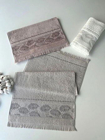 50x90 PALMİYE 3'LÜ HAVLU V1