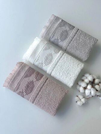 50x90 PALMİYE 3'LÜ HAVLU V1