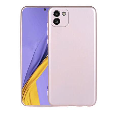 Samsung Galaxy A03 Kılıf Esnek Yapılı İnce Slim Silikon Kapak RYC/Premier